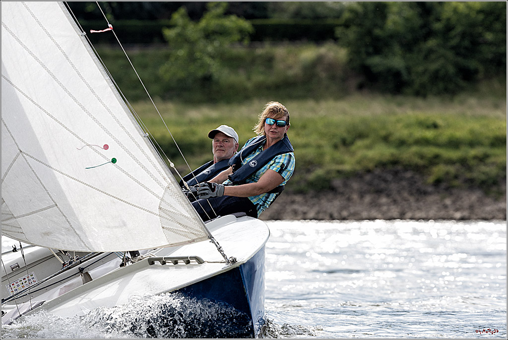 100 Jahre Rheinwoche 2022 - 2. Wettfahrt  Hitdorf - Duesseldorf, 03.06.2022,